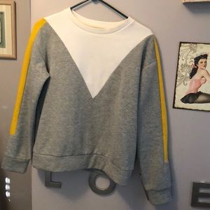 TOPSHOP Colorblock Sweatshirt